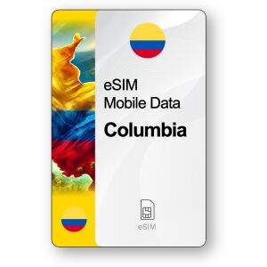 eSIM Internet Kolumbia, ważny 30 dni, transfer Nieograniczony 147012983 - Karta SIM