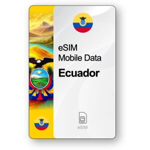 eSIM Internet Ekwador, ważny 30 dni, transfer Nieograniczony 147012391 - Karta SIM