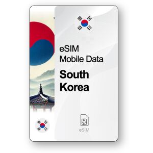eSIM Internet Korea Południowa, ważny 30 dni, transfer Nieograniczony 146893535 - Karta SIM