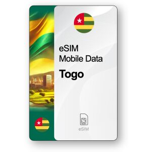 eSIM Internet Togo, ważny 30 dni, transfer 5 GB 147013515 - Karta SIM