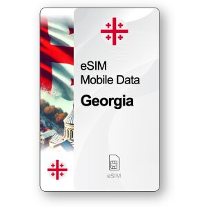 eSIM Internet Gruzja, ważny 30 dni, transfer Nieograniczony 147013182 - Karta SIM