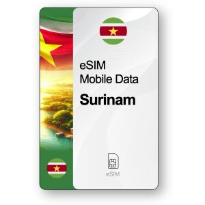 eSIM Internet Surinam, ważny 15 dni, transfer Nieograniczony 147012879 - Karta SIM