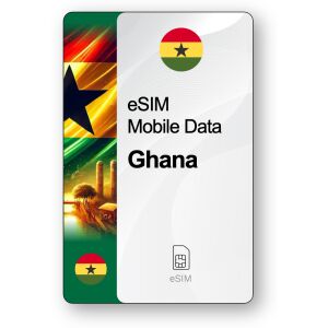eSIM Internet Ghana, ważny 30 dni, transfer Nieograniczony 147013106 - Karta SIM
