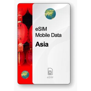 eSIM Internet Azja, ważny 30 dni, transfer Nieograniczony 146890232 - Karta SIM