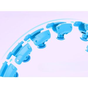 Masszírozó hulahoppkarika súllyal, 45cm - kék 146751881 - Alakformálás