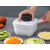 Multifunkcionális zöldség- és gyümölcs aprító tartállyal - 17x17x10cm 146751993