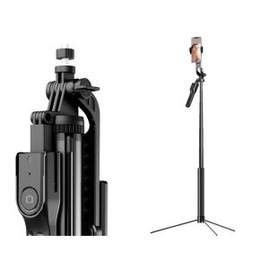 Állítható szelfibot kihajtható lábakkal és bluetooth távirányítóval - 46-178cm 146752035 - Selfie bot