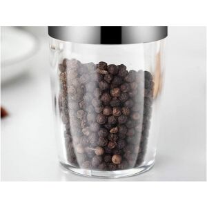 Elemes gravitációs fűszerörlő LED világítással, 20x6cm - ezüst 146752440 - Tárolás & Rendszerezés