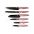 Berlinger Haus pink knife set, 6-piece stainless steel kitchen knives