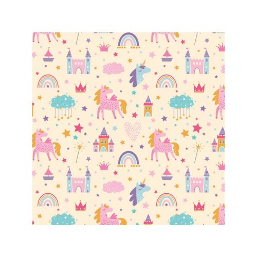 Cardex: Unikornisok és mesebirodalom mintás csomagolópapír 100x70cm 146752535