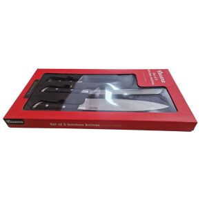 Fissler 3 darabos késkészlet séf, kenyérvágó, univerzális kés 146752701 - Evőeszköz