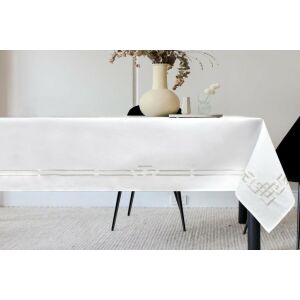 Fehér ezüst luxus terítő 180cm