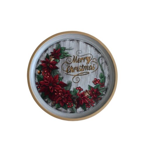 Karácsonyi csillag - karácsonyi tálca 40 cm 146752794