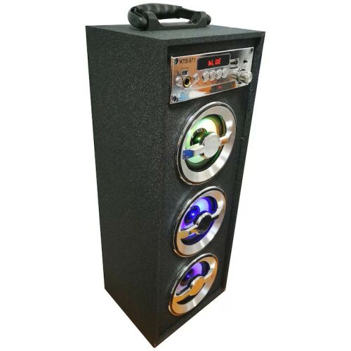 Professzionális Vezeték Nélküli Bluetooth Hangszóró – Karaoke, FM Rádió, RGB Fények, TF/USB Támogatás, Fekete 146753364