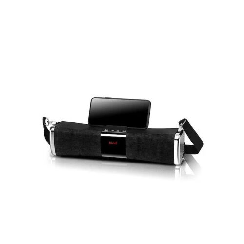 Hordozható Bluetooth Hangszóró – Fekete, 10 W teljesítmény, telefontartóval és vállpánttal 146753354