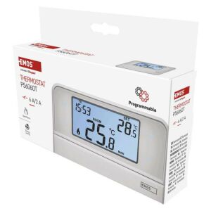 Emos Programozható vezetékes OpenTherm szobatermosztát P5606OT Emos szobatermosztát hűtő-fűtő vezérlés,  146754114 - Szobatermosztát