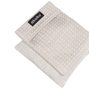 AKUKU Termofor z pestkami wiśni w pokrowcu 13x16 cm beż (a0635) 146755078 - Terapia zimno-ciepło