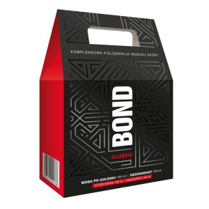 BOND Classic Zestaw prezentowy męski - Woda po goleniu 100 ml + Dezodorant 150 ml 146755228 - Płyn po goleniu i woda po goleniu