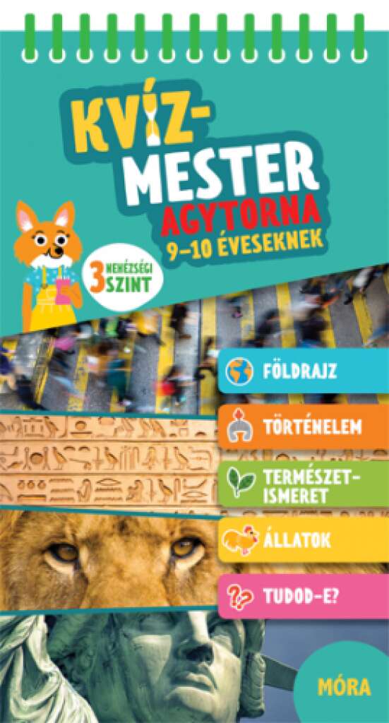 Kvízmester - Agytorna 9-10 éveseknek - homokórával