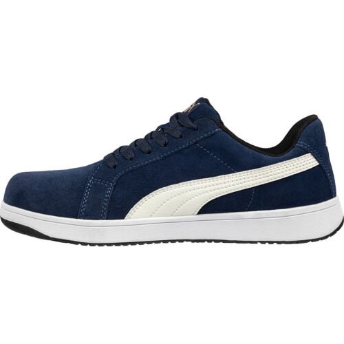 Puma Iconic Suede Navy Low S1PL ESD FO HRO SR munkavédelmi cipő - Munkavédelmi lábbeli