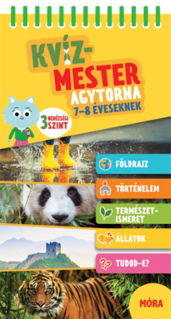 Kvízmester - Agytorna 7-8 éveseknek - homokórával