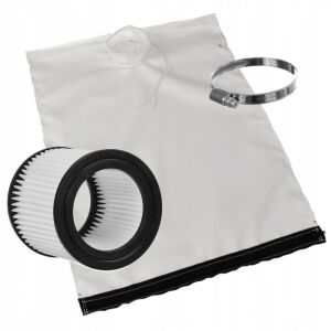 Umývateľné, opakovane použiteľné vrecko na prach so zipsom a umývateľný filter pre vysávače NILFISK Buddy II 12 18