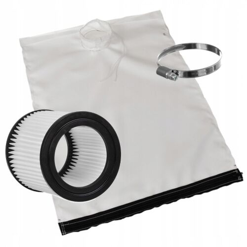 Umývateľné, opakovane použiteľné vrecko na prach so zipsom a umývateľný filter pre vysávače NILFISK Buddy II 12 18 146777485