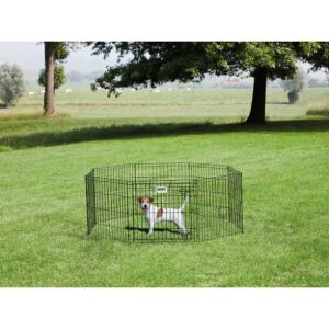 SAVIC Dog Park play pen - kutyaovi (fekete) kistestű kedvencek részére (8 elem) 63,5x8x65cm 146779055 - Savic
