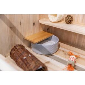 Trixie Sand Bath with platform -homok fürdető egérnek/hörcsögnek, (kerámia,fa) 30/21 cmx8cm 146779106 - Rágcsáló alom