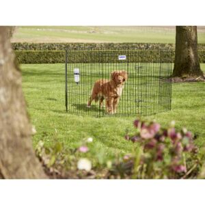 SAVIC Dog Park play pen - kutyaovi (fekete) kistestű kedvencek részére (8 elem) 65x8x94cm 146779124 - Savic