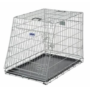 SAVIC Dog Residence  mobil kennel 91cm, világos szürke ketrec 146779128 - Savic