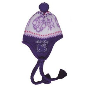 Hello Kitty Frosty Purple gyerek sapka 52 cm