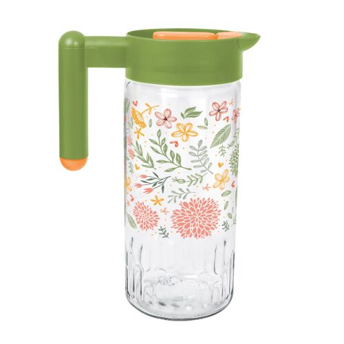 Herevin Kancsó üveg virág mintás 1,46L 146780693