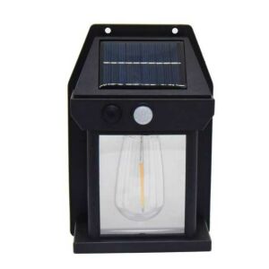 Lampă de perete solară pentru exterior cu senzor de mișcare și bec LED YX-778-1W 146781205 - Lămpi de perete pentru exterior
