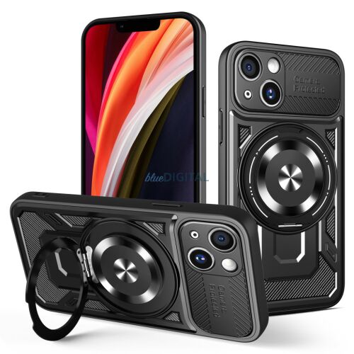 Defender Armor MagSafe-kompatibilis tok iPhone 14 - fekete 146784324