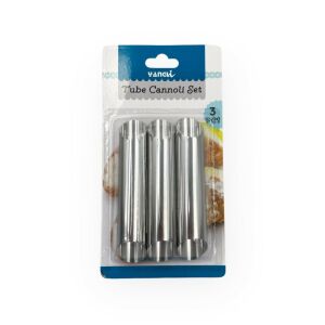 Cannoli forma, fém, nagyméretű, 3 db 146784445 - Főzőedény & Sütőedény