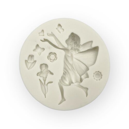 Tündér fondant forma virágokkal, szilikon, 8,5 cm 146784455