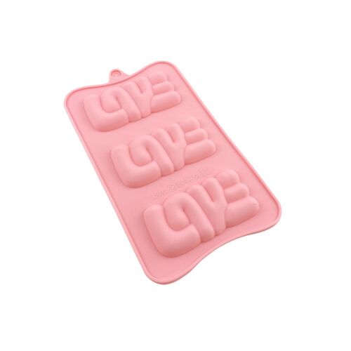 Bonbon forma, szilikon, LOVE, 3 db 146784467