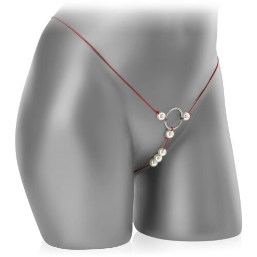 GYÖNGYÖK ZSINÓROKON - VÉKONY TANGA KLIKTORISZ MASSZÁZSGOLYÓKKAL - 71878972 146790029