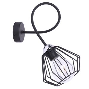 Modern loft dróthálós fali lámpa