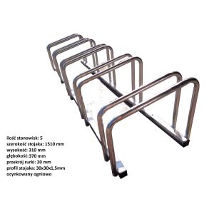 5 személyes kerékpártartó, tűzihorganyzott - G/STO R5M 146791742 - Kerékpár kiegészítő