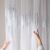 MARIETTA Készre varrt függöny fűzőlyukakkal és pórázzal, szélesség 140cm x magasság 250cm, szín 001 fehér ezüst díszítéssel 146792221