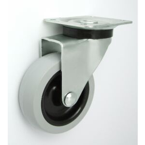 BÚTORGÖRGŐ MŰANYAG+GUMI 75MM FORGÓHÁZ M72T - KL075 SKR G