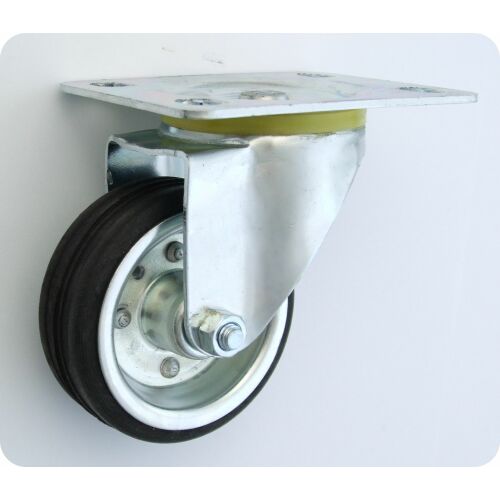 FÉM-GUMI KERÉK 80MM FORGÓHÁZ 3L - KL080 SKR 146794081