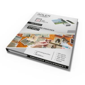 LAMINÁLÓGÉP POLI 100 db A4 ADLER | AD1042.1 146794953 - Lamináló fólia