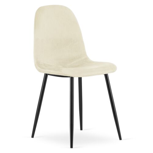 Krzesło COMO - beż aksamit x 1