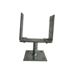 ÁLLÍTHATÓ OSZLOPATALP 0-165MM NÉGYZET ALAKÚ, SÁRGA HORGANIZÁLT - LBS KW