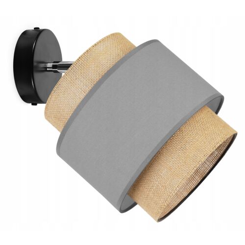 MENNYEZETI LÁMPA, FALI LÁMPA, LÁMPABÚRA, BOHO, JUTÁBÓL, 20 CM 146795625