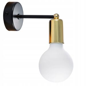 Modern loft fali lámpa arany LED kiegészítőkkel