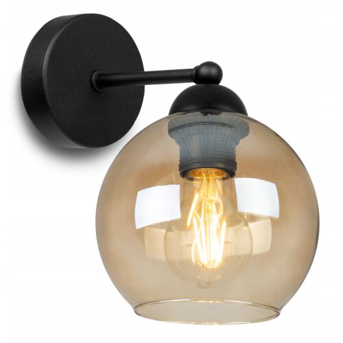 MODERN KNKIET LÁMPA ELEGÁNS ÜVEGERNYŐVEL